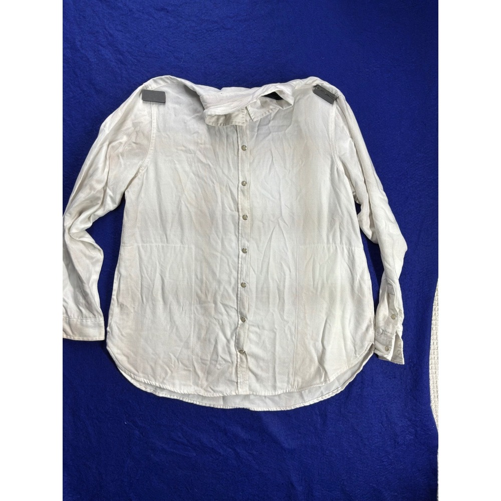 Coastal Womens Jachs Girlfriend‎ Button Down Shirt L White